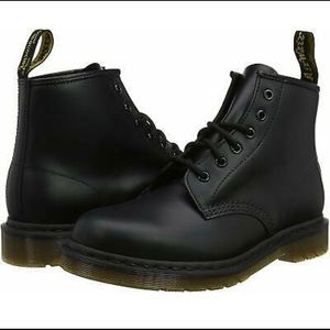 Dr. Martens 101 Smooth Leather Lace Up Ankle Boots